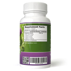 Liver Kidney Aid bottle label with product details