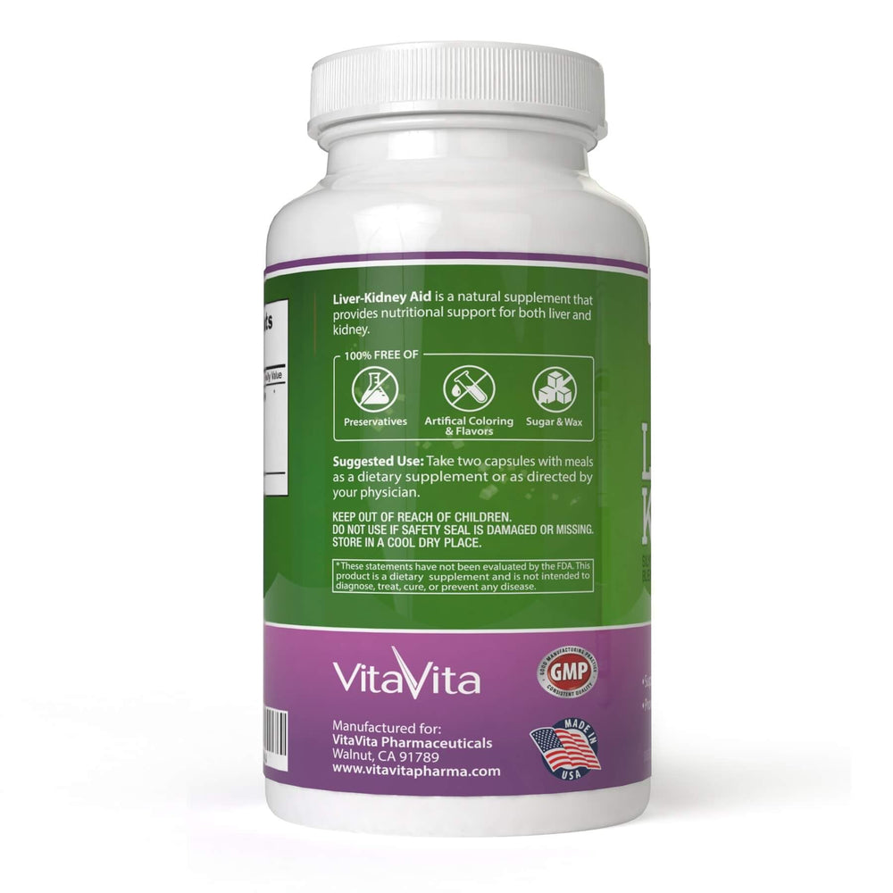 Product label with ingredients and certifications