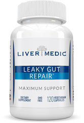 Bottle of Liver Medic Leaky Gut Repair 1000mg 120 capsules