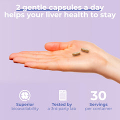 Illustration of the 21-in-1 liver health blend