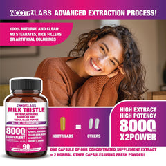 Front view of 90 vegan capsules bottle