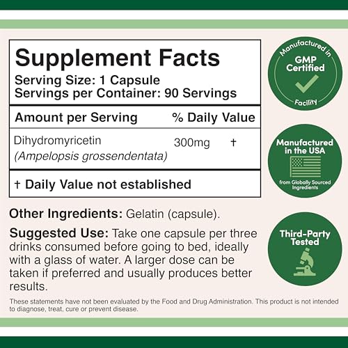 Liver support DHM from Hovenia Dulcis extract capsules