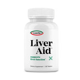 Front view of Liverite Liver Aid 120 Tablets bottle