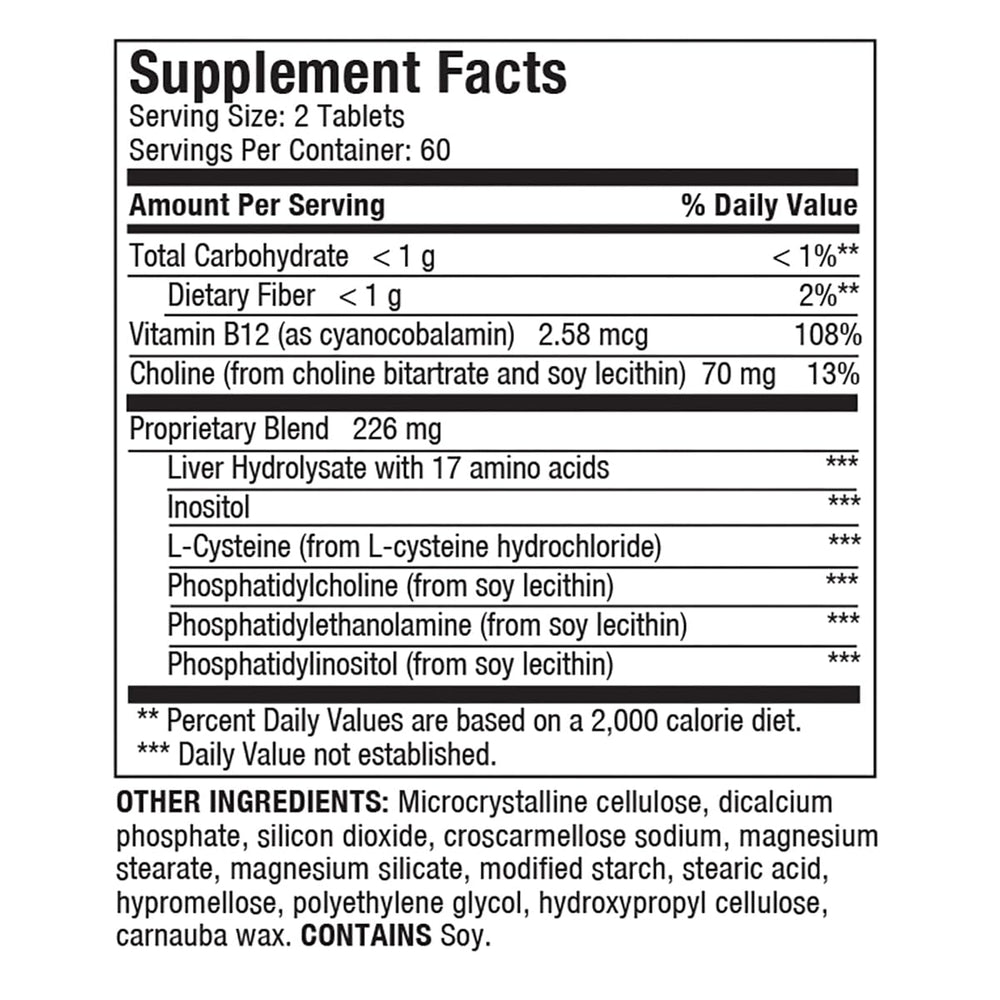 Package shot showing Liverite Liver Aid 120 Tablets
