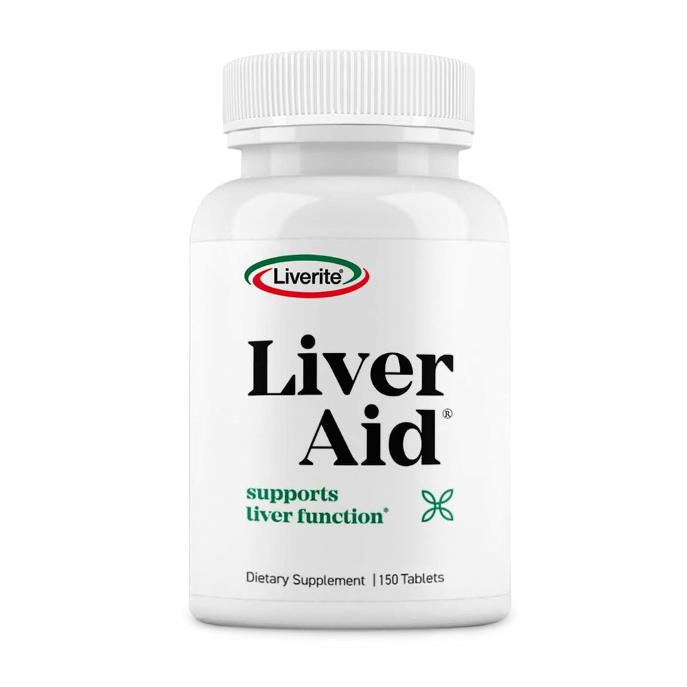 LIVERITE Liver Aid 150 tablets front view bottle