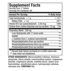 LIVERITE Liver Aid 240 count packaging close-up