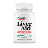 Bottle of Liverite Liver Aid with Milk Thistle - 60 capsules