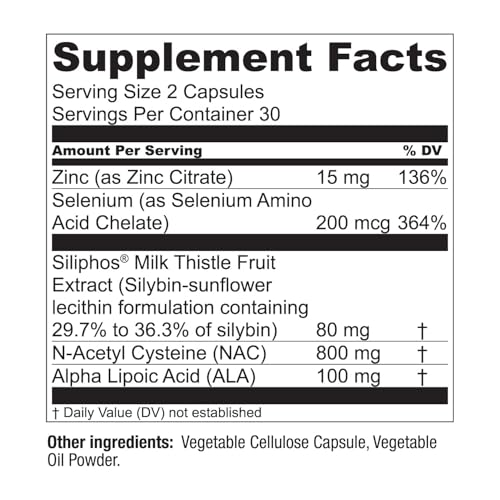 Close-up of Siliphos milk thistle extract
