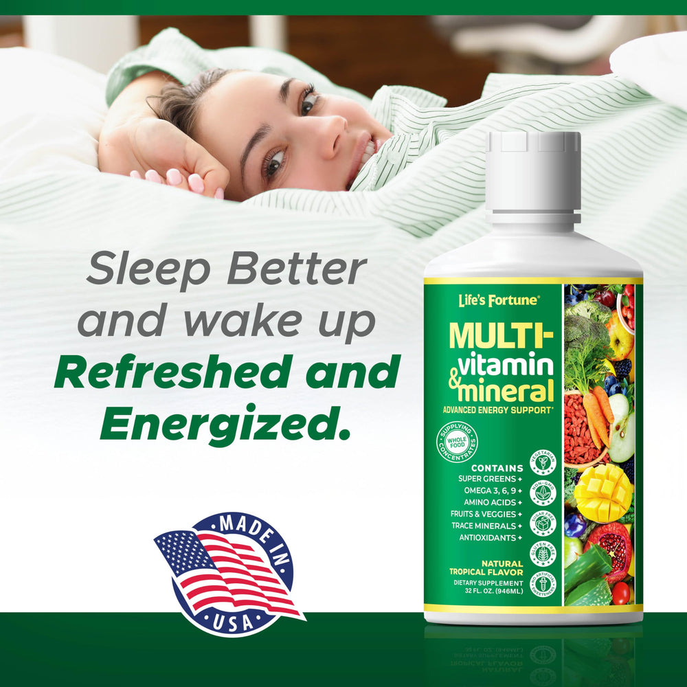 Graphic of vitamins, minerals, amino acids in Life's Fortune blend