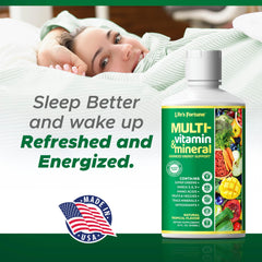 Graphic of vitamins, minerals, amino acids in Life's Fortune blend