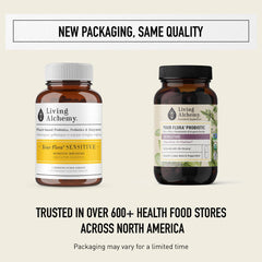 Digestive comfort capsules by Living Alchemy designed for gentle digestion