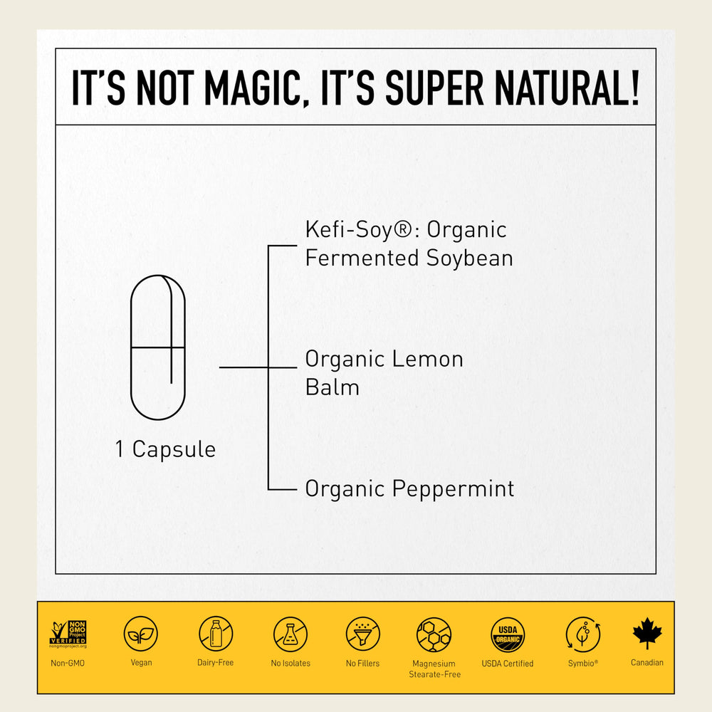 Probiotic nutrition blend with 45+ strains promotes balanced gut ecology by Living Alchemy