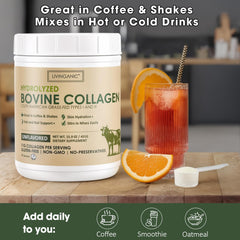 Ingredients sourced from USA farms for LIVINGANIC collagen powder
