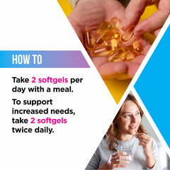 DHA and EPA omega-3 fish oil blend