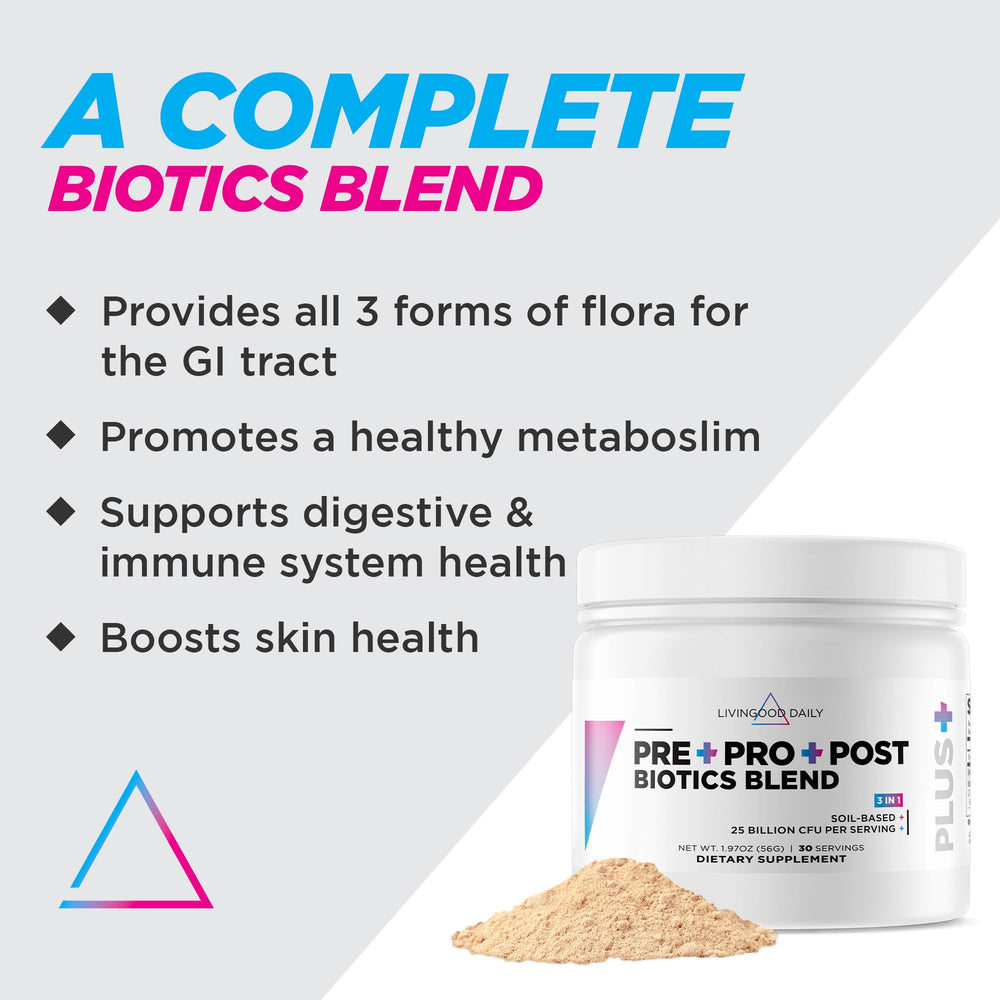 Ingredients shot showing Organic Blue Agave Inulin for prebiotics