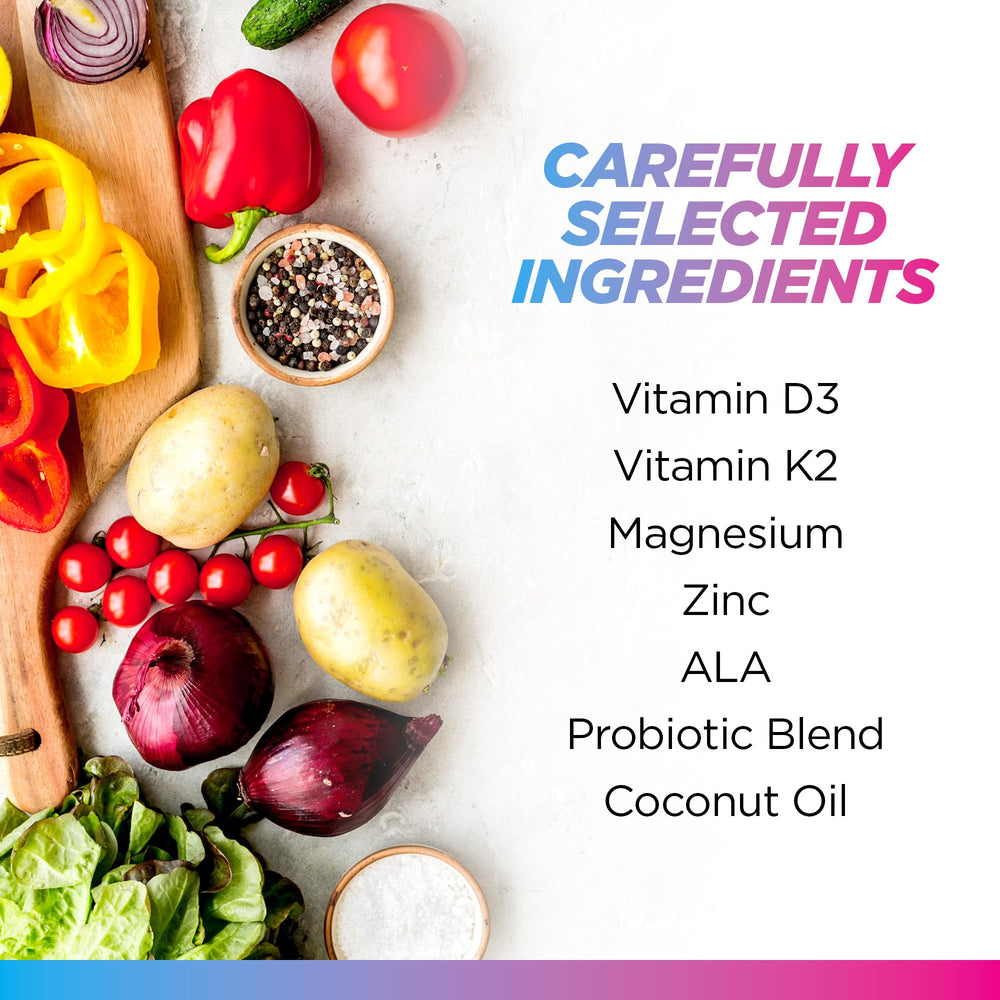 60 capsules bottle on a white background