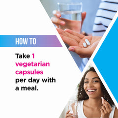 Capsules beside bottle showing texture