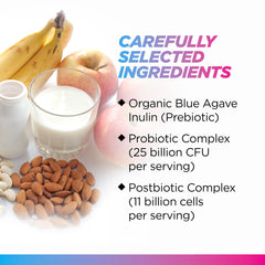 Label highlighting soil-based probiotics with 25 billion CFU