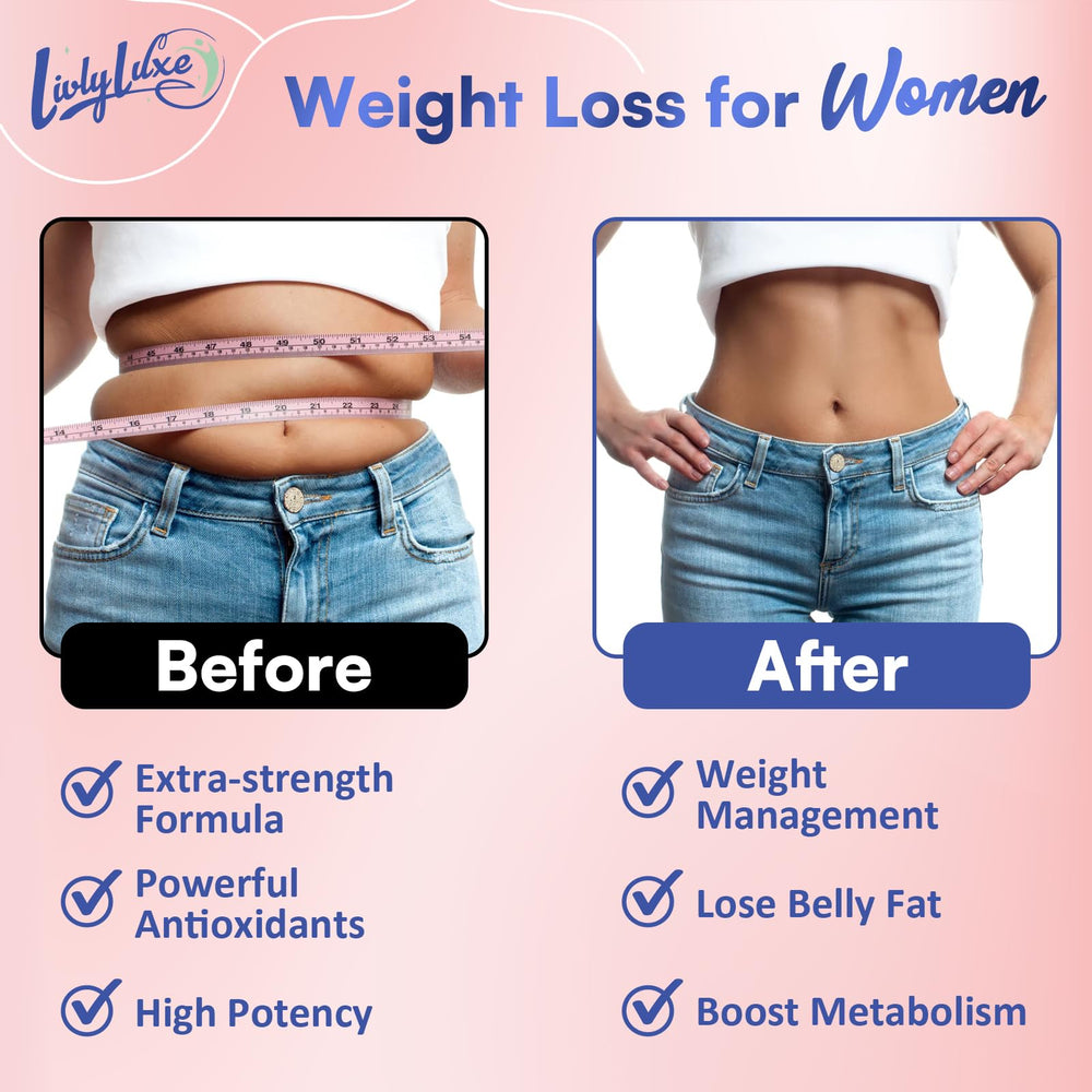 Flat belly transformation with LivLyLuxe powder