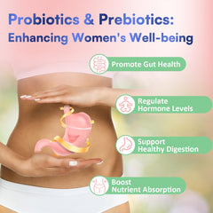 Probiotic and prebiotic blend for gut health