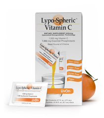LivOn Liposomal Vitamin C 1000mg packet ready for quick immune support.