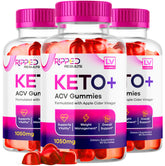 LIVORKA 3-pack Ripped Results Keto Gummies – front packaging