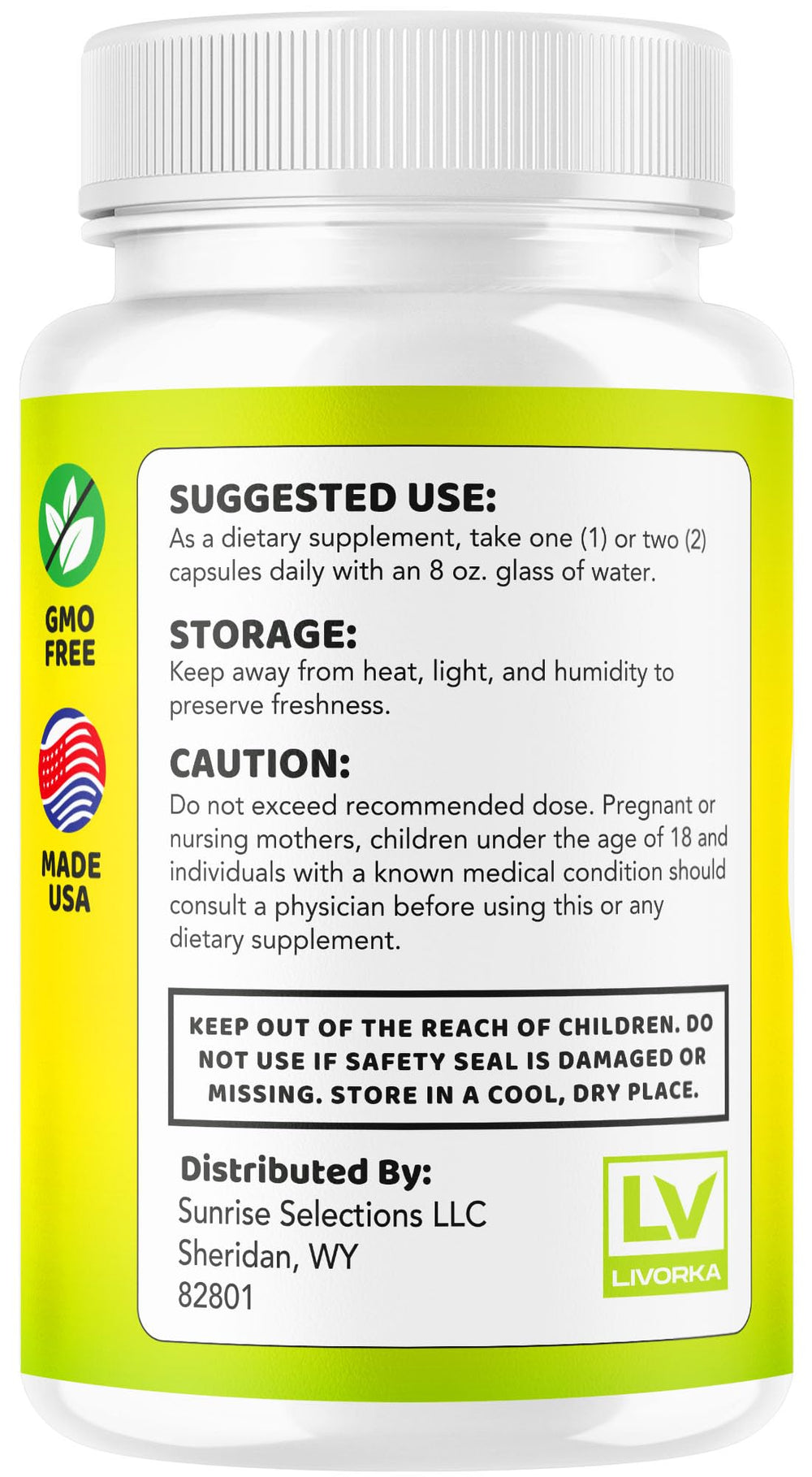 LIVORKA Prozenith Pro product packaging branding