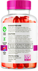 LIVORKA Bliss Keto ACV Gummies being poured, convenient serving for a wellness boost