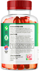 LIVORKA gummies with fresh fruit lifestyle shot suggesting enjoyable flavor
