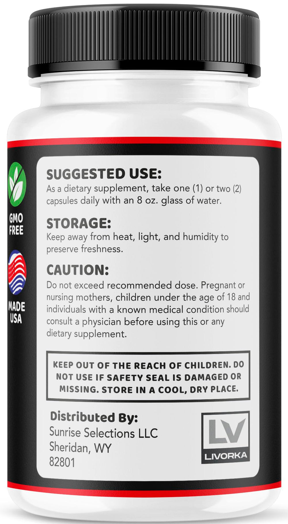 LIVORKA Eros Power pills on table — discreet daily support.