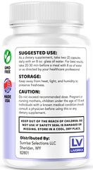 Livorka Flush Factor Plus bottle front with capsules, highlighting all-natural ingredients for daily support.