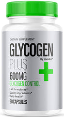 Bottle of LIVORKA Glycogen Plus 600mg capsules