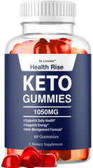 LIVORKA Health Rise Keto ACV Gummies bottle front label