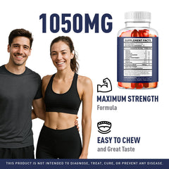 Nutrition facts panel on Health Rise Keto ACV Gummies bottle