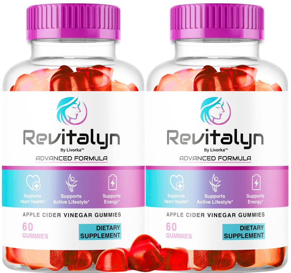LIVORKA Revitalyn Gummies bottle shown for daily skin health support.