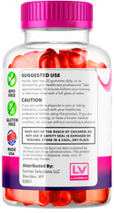 LIVORKA Ripped Results Keto + ACV Gummies 1050mg label close-up