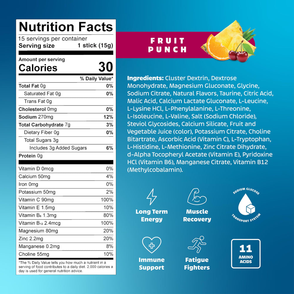 LivPur Fruit Punch vegan non GMO gluten free mix ready to drink