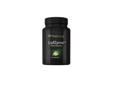 LiyfZyme plant-based digestive enzyme supplement bottle - 180 veggie caps, PuraDyme by Lou Cornoa