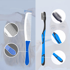 Compact travel toothbrush kit with hygienic packaging