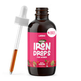 Bottle of Llorens Iron Drops for Women in Berry Daiquiri flavor