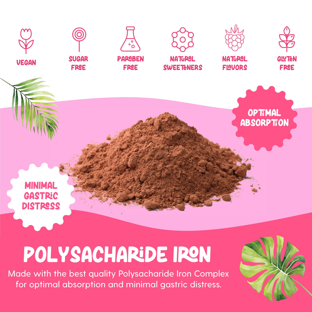 Llorens Iron Drops bottle with dropper showing form