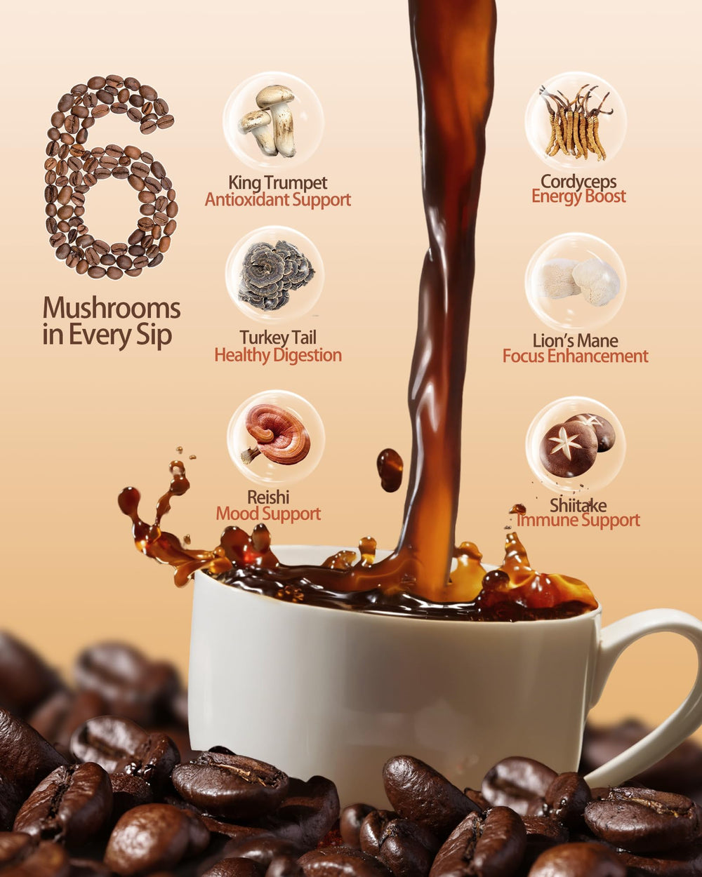 Cordyceps mushroom for energy