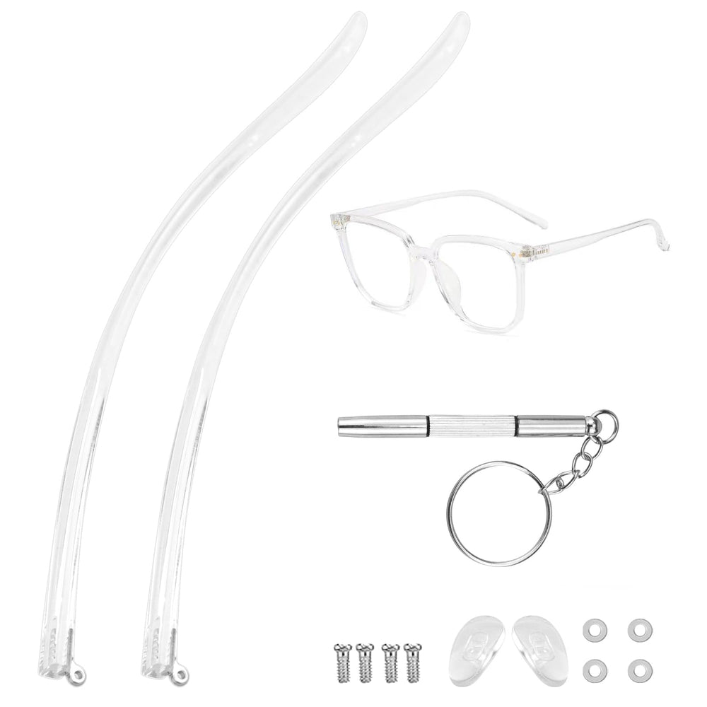 LNQ LUNIQI acrylic eyeglass arms replacement temple – front view