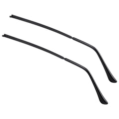 LNQ LUNIQI black metal eyeglass replacement arm – front view