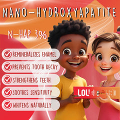 Strawbery Smile flavor toothpaste for kids