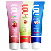 LOL Kids Toothpaste 3-Flavors Pack front view