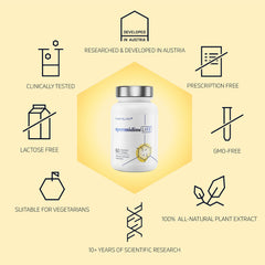 Product packaging with nutrition facts label