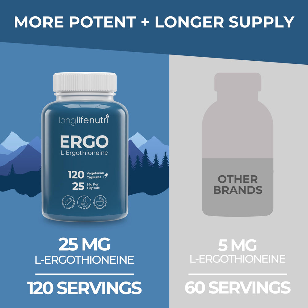 LongLifeNutri L-Ergothioneine packaging image