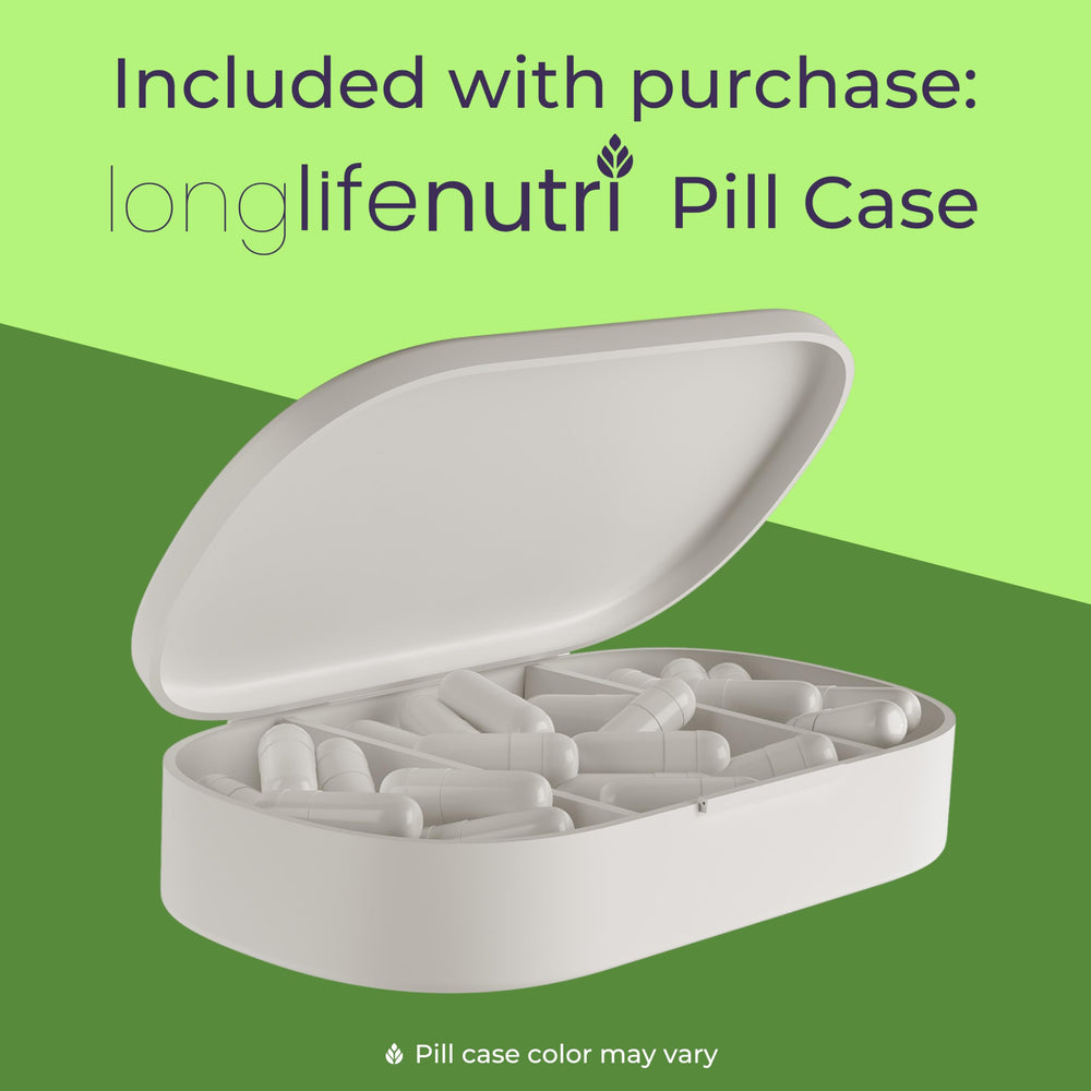 Supplement facts panel on the bottle