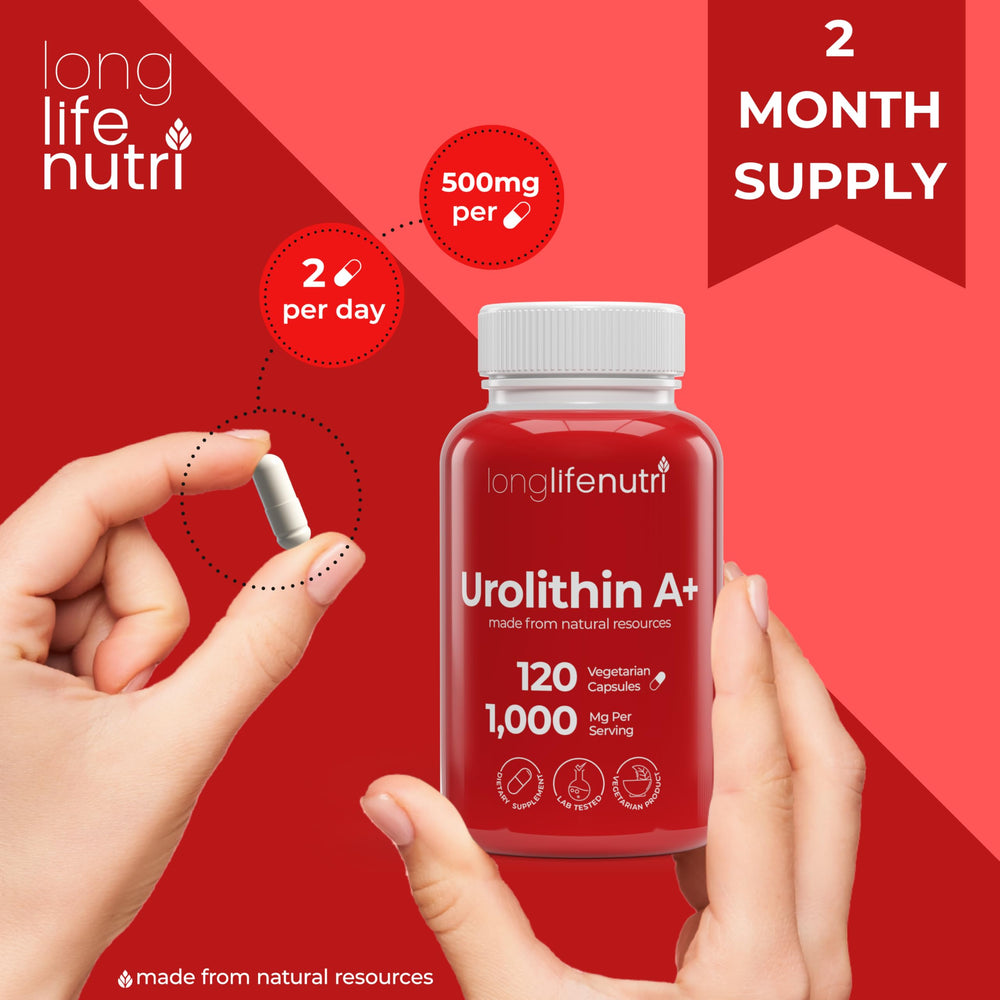 Lab-tested Urolithin A+ made in the USA